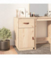 vidaXL Desk Cabinet 40x50x75 cm Solid Wood Pine