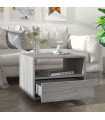Coffee Table Grey Sonoma 55x55x40 cm Engineered Wood