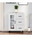 vidaXL Sideboard White 69.5x34x90 cm Engineered Wood