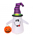 1.2m Witch Ghost Halloween Inflatable LED Pumpkin Lantern  Weather-Resistant