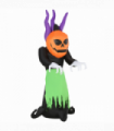 Halloween Pumpkin Ghost Inflatable LED Lighting Scary Ghoul Outdoor Kids Party