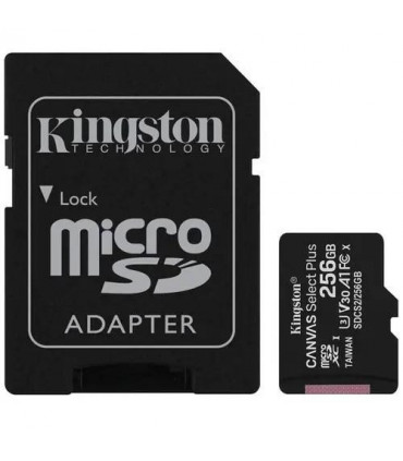 Kingston Canvas Select Plus MicroSD (SD Adapter Included)- 256GB
