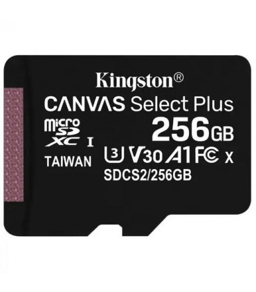 Kingston Canvas Select Plus MicroSD (SD Adapter Included)- 256GB