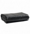 vidaXL Tarpaulin Black 1x2.5 m 600 g/m²