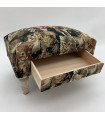 CAT FOOTSTOOL WITH DRAWER