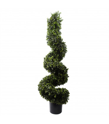 120cm Sprial Boxwood Artificial Tree UV Resistant Outdoor