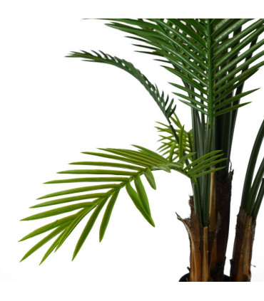 125cm UV Resistant Raphis Palm Tree with Natural Trunk