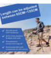 Pack of 2 Walking Poles - folding walking stick for hiking, Camping & Backpackin
