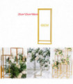 60cm Metal Geometric Stand Flower Vase HolderParty Wedding Centerpieces UK