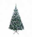 7FT Spray White PVC Christmas Tree 870 Branches