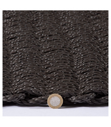 Didsbury Braided Polypropylene 45x75cm Slate Doormat