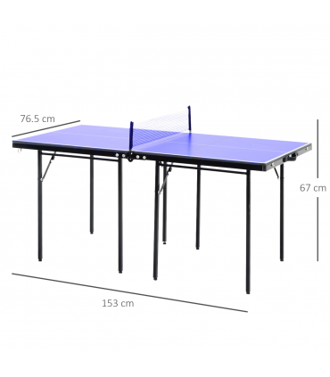 Folding Mini Table Tennis Portable Ping Pong Set Games Play Sport Net HOMCOM