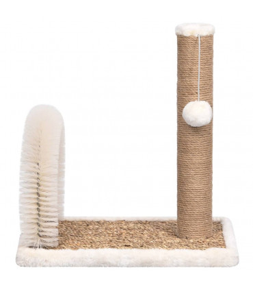 vidaXL Cat Tree with Arch Grooming Brush and Scratch Post