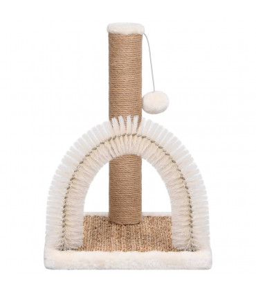 vidaXL Cat Tree with Arch Grooming Brush and Scratch Post