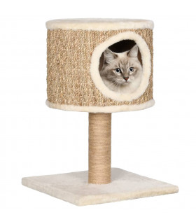 vidaXL Cat Tree with Condo and Scratching Post 52 cm Seagrass