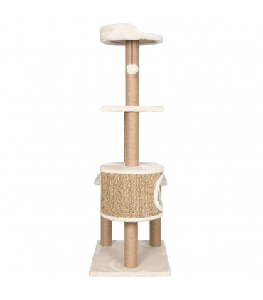 vidaXL Cat Tree with Scratching Post 123cm Seagrass