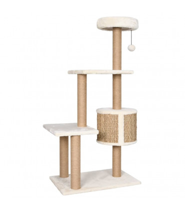 vidaXL Cat Tree with Scratching Post 123cm Seagrass
