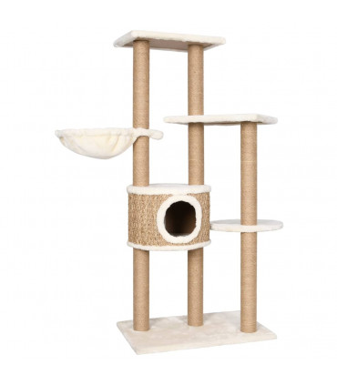 vidaXL Cat Tree with Scratching Post 126cm Seagrass