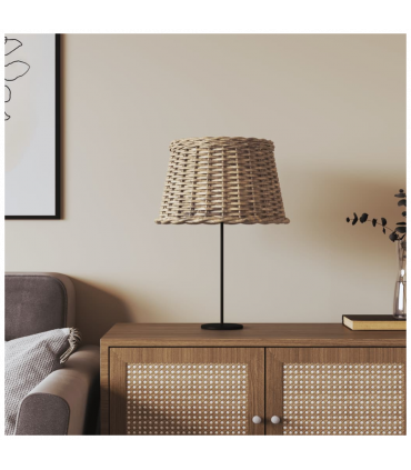 vidaXL Lamp Shade Brown Ø45x28 cm Wicker