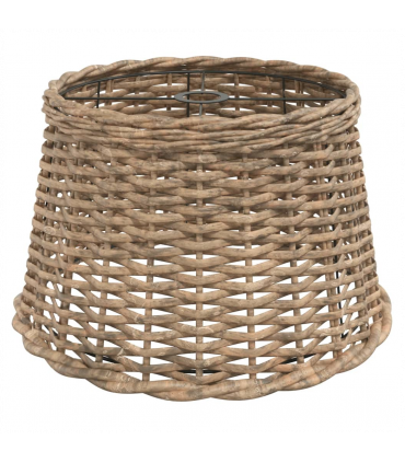 vidaXL Lamp Shade Brown Ø45x28 cm Wicker