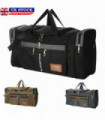 Mens extra large big sports gym holdall bag travel work cabin barrel bag UK