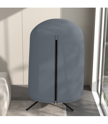 Outsunny Hanging Egg Chair Cover Garden Swing Chair Cover Waterproof, Grey