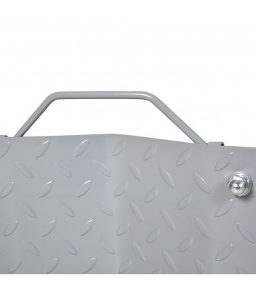 DURHAND 2PCS 680kg Car Wheel Dollies with Swivel Casters, Wheel Dolly, Grey