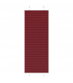 vidaXL Pleated Blind Bordeaux Red 80x200 cm Fabric Width 79.4 cm Polyester