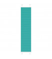 vidaXL Pleated Blind Petrol Green 45x200 cm Fabric Width 44.4 cm Polyester