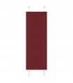vidaXL Pleated Blind Bordeaux Red 50x100 cm Fabric Width 49.4 cm Polyester
