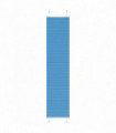 vidaXL Pleated Blind Blue 45x200 cm Fabric Width 44.4 cm Polyester