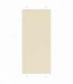 vidaXL Pleated Blind Cream 100x200 cm Fabric Width 99.4 cm Polyester