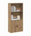vidaXL Bookcase Artisan Oak 60x24x120 cm Engineered Wood