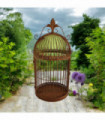 63CM RUSTY WALL MIRROR