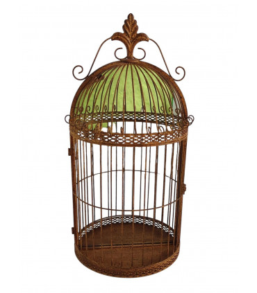 63CM RUSTY WALL MIRROR