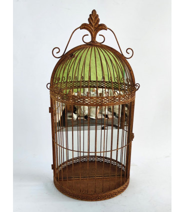 63CM RUSTY WALL MIRROR