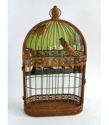 60CM RUSTY WALL MIRROR