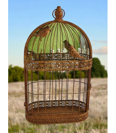 60CM RUSTY WALL MIRROR