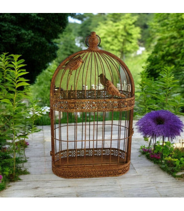 60CM RUSTY WALL MIRROR