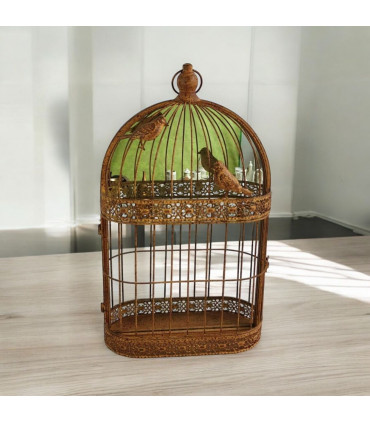 60CM RUSTY WALL MIRROR