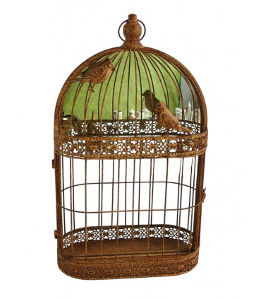 60CM RUSTY WALL MIRROR