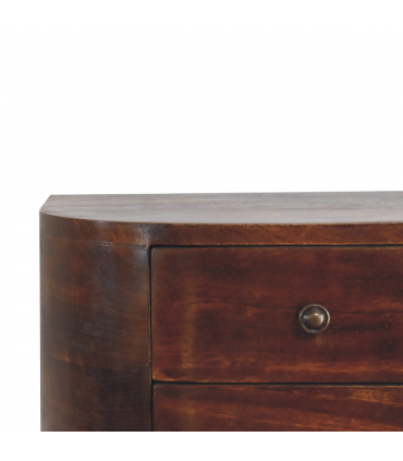 Artisan Furniture Solid Wood Lunar 2 Drawer Floating Bedside