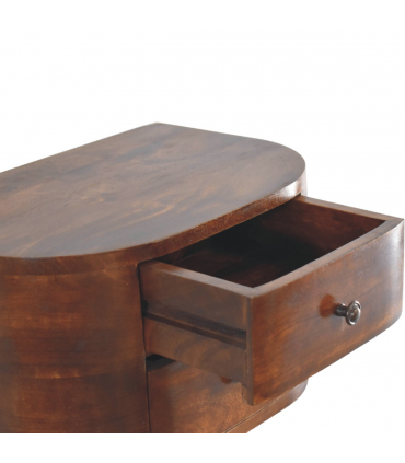 Artisan Furniture Solid Wood Lunar 2 Drawer Floating Bedside