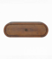 Artisan Furniture Solid Wood Wall Mounted Round Chestnut Bedside