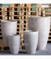 Vessara | Truffle – 55cm Tall Concrete Planter – 32L Vase-Style Plant Pot