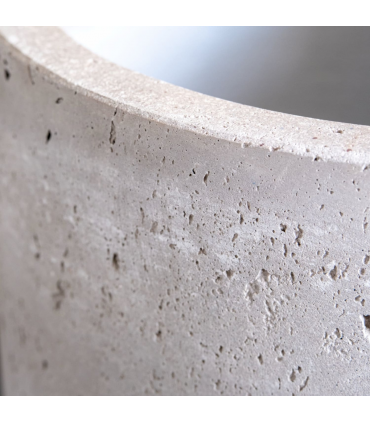 Vessara | Truffle – 100cm XXL Tall Concrete Planter – 172L Round Plant Pot