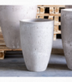 Vessara | Truffle – 40cm Tall Concrete Planter – 15L Vase-Shaped Plant Pot