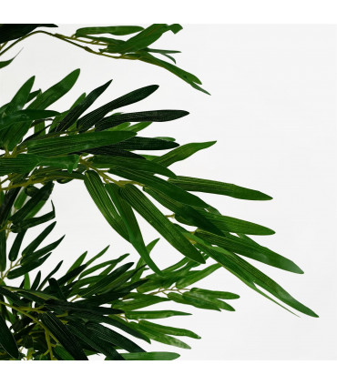 Artificial Bamboo Tree Green 150cm Realistic Natural Bamboo Canes 60x60cm Pot