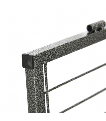 Steel Grey 16 Panels Heavy Duty Puppy Play Pen for Small, Medium Dogs 80Hcm