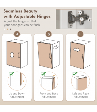 183cm Sideboard Grid Glass Doors Shelves Kitchen  72" Solid w/Glass Door